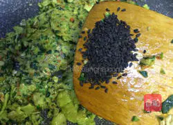 ~Illustration of how to make oatmeal spinach super eggs 11