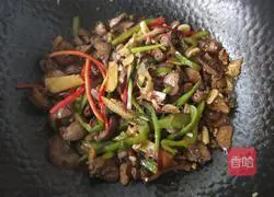 Illustration of how to stir-fry pigeon liver 10