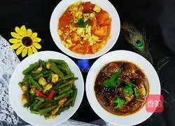 Illustration of how to cook asparagus and shrimps 7