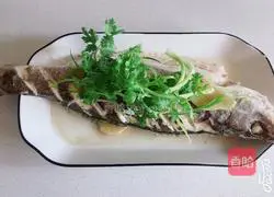 Illustration of how to make steamed sea bass 5