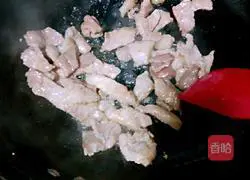 Illustration of how to make fried pork slices with king oyster mushrooms 17