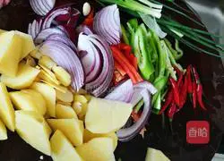 Illustration of how to make curry crab 1