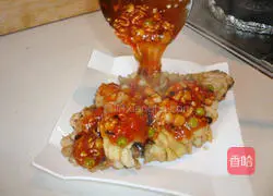 Illustration of how to make sweet and sour squirrel fish 10