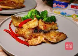 Illustration of how to make butter-fried seabass 15