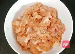 Illustration of how to make Beans and Minced Pork Bento 3