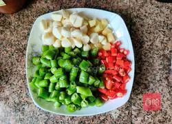 raw Illustration of how to make fried chicken 2