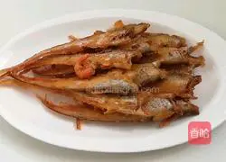 Illustration of how to make fried saury 5