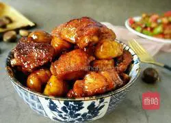 Illustration of how to make chestnut roasted chicken wings 15