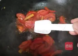 Illustration of how to make fried eggs with tomatoes 8