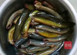 Illustration of how to make spicy loach 1