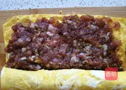 Illustration of how to make mushroom rolls 8