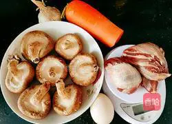 Illustration of how to make steamed beef tendon with mushrooms 2