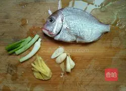 Illustration of how to make steamed sea bream 2