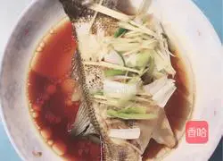 Illustration of how to make steamed seabass 6