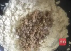 Illustration of how to make minced meat and tofu 3
