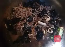 Illustration of how to make osmanthus meat (mushu meat) 6