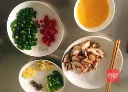 Mushroom scrambled eggs Illustration of how to do it 2