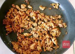 Illustration of how to make minced meat and enoki mushrooms 4