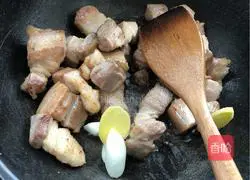 Illustration of home-cooked braised pork 6