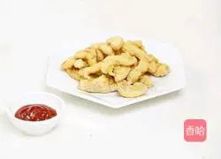 Illustration of how to make soft fried chicken tenders, a gluttonous snack you can't resist 5