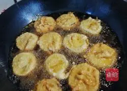 #Hebei cuisine# Fried eggplant box recipe illustration 12