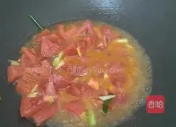 Illustration of how to make scrambled eggs with tomatoes 3