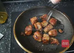 Illustration of how to fry beef brisket 5