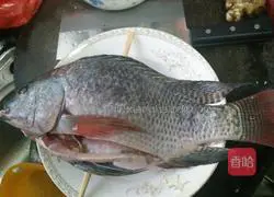 Steamed fish Illustration of how to do it 1