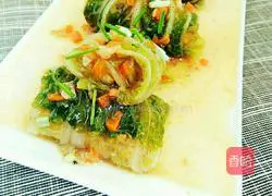 Illustration of how to make cabbage and pork rolls 5