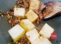 Illustration of braised minced pork and winter melon 5