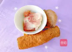 Illustration of how to cook steamed pork with rice flour 1