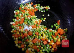 Illustration of how to make stir-fried Sanding 8