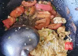Illustration of how to make scrambled eggs with tomatoes 8