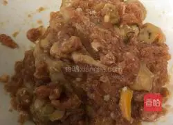 Illustration of how to make seafood meat and frozen tofu 8