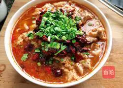 Illustration of how to make spicy boiled pork slices 9