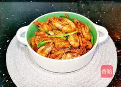 Illustration of braised shrimp in oil 6