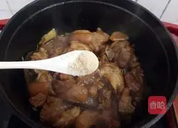 Illustration of braised pig's feet 20