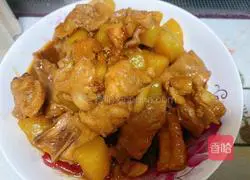 Illustration of chicken stewed with potatoes 4