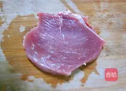 Illustration of how to make fried beans and shredded pork 2