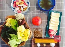 Illustration of how to make Sukiyaki 1 