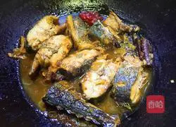Braised mackerel Illustration of how to do it 12