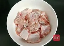 Illustration of how to make steamed pork ribs and taro bento 2