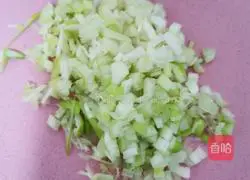 Illustration of how to make white radish, cornmeal and meat dumplings 4