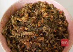 Illustration of how to make braised pork with pickles 12