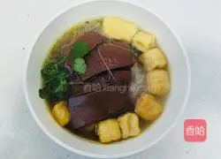 Illustration of how to make duck blood fans 13