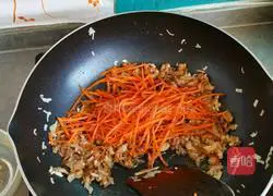 Illustration of home-style fish-flavored shredded pork 5