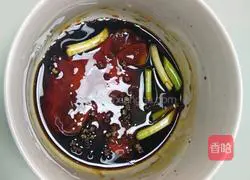 Illustration of how to make barbecued pork and fried green pepper bento with eggs 2