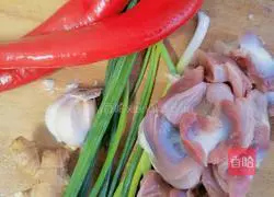 Illustration of how to make fried duck kidney with pepper 1