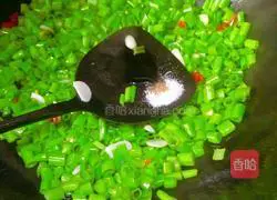 Spicy stir-fried water spinach stems Illustration of how to do it 7