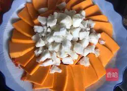 Illustration of how to make steamed pumpkin 5